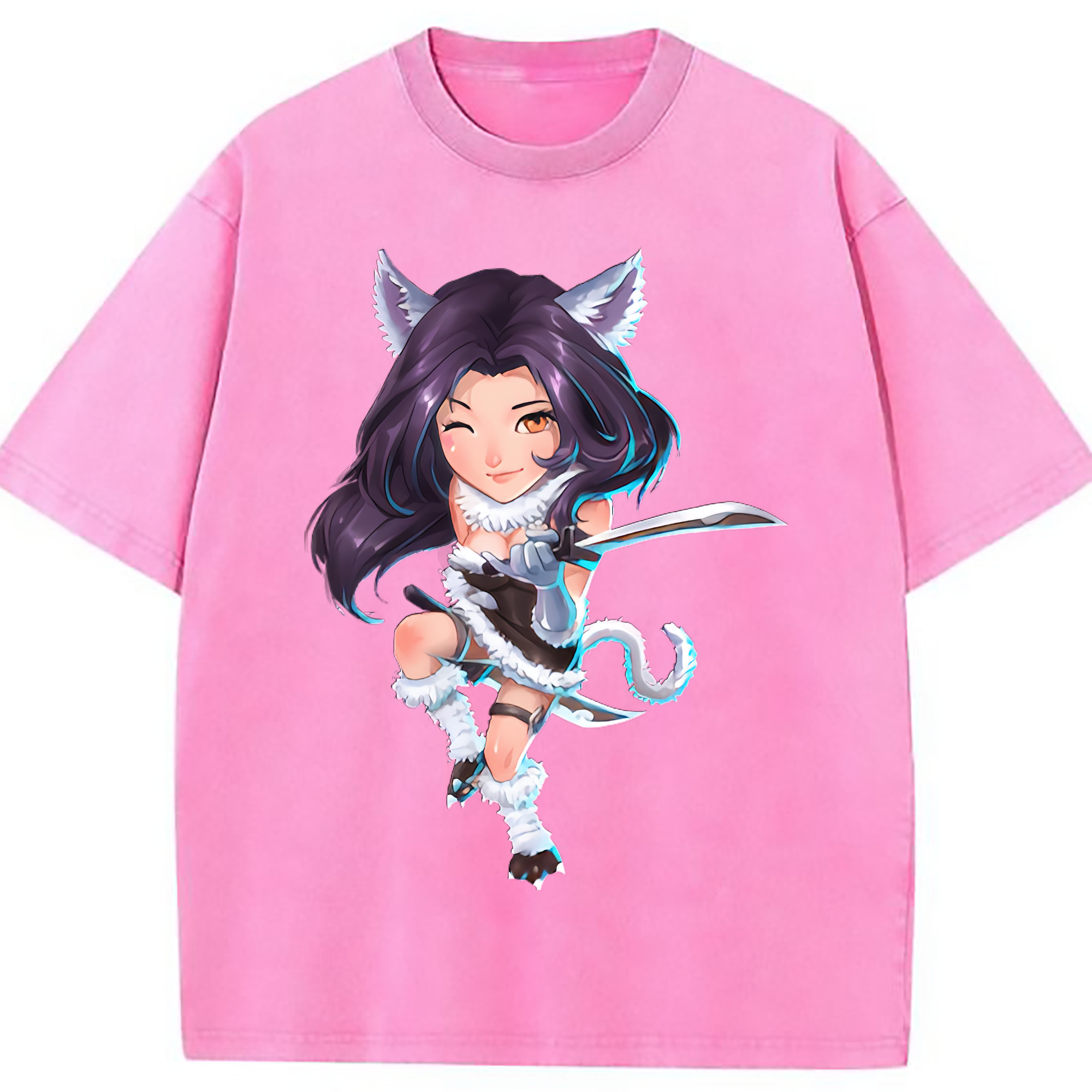 （画像用） リーグ・オブ・レジェンド League of Legends LOL 綿100% ヴィンテージ風 半袖Tシャツ（フロントプリント）